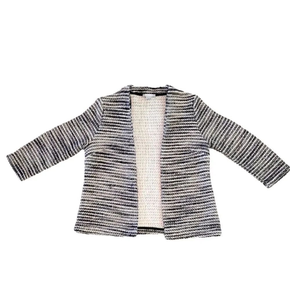 EC H&M TEXTURED OPEN JACKET SZ.M